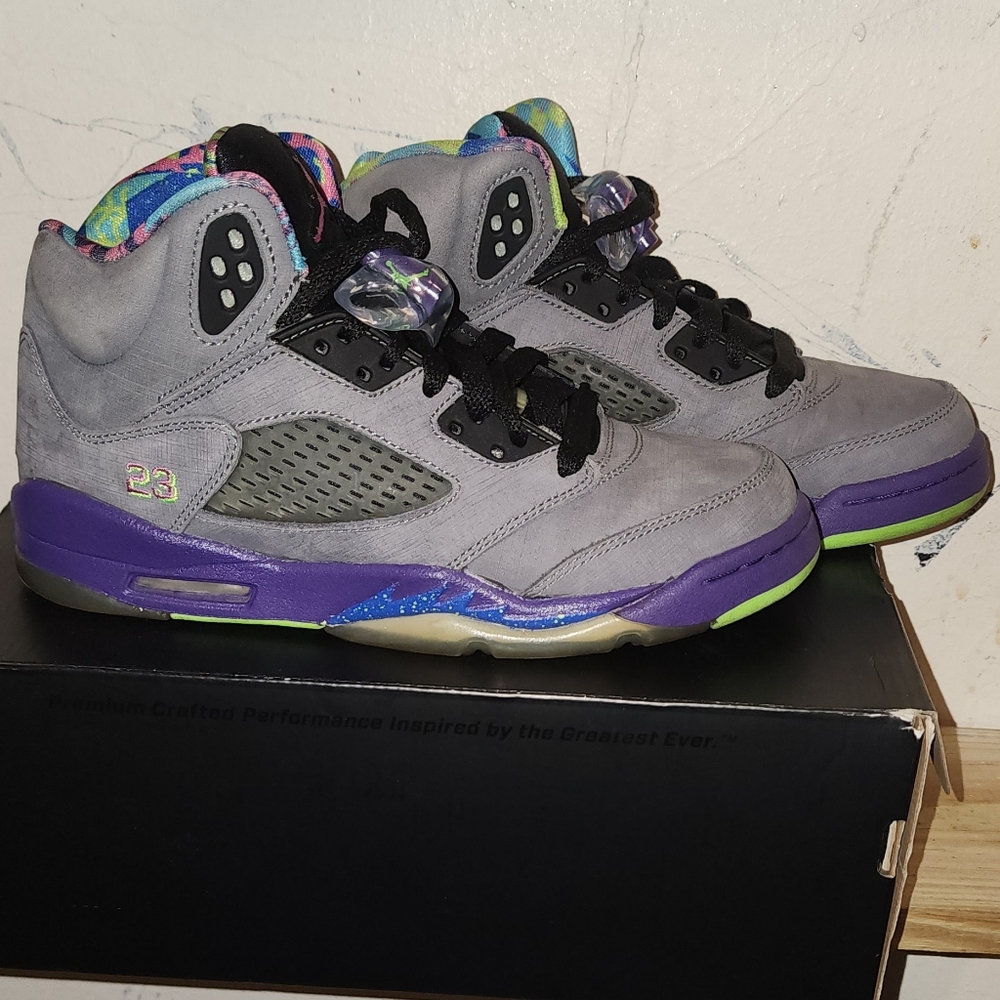 Jordan Air 5 Retro GS - Pink, Purple, Gray